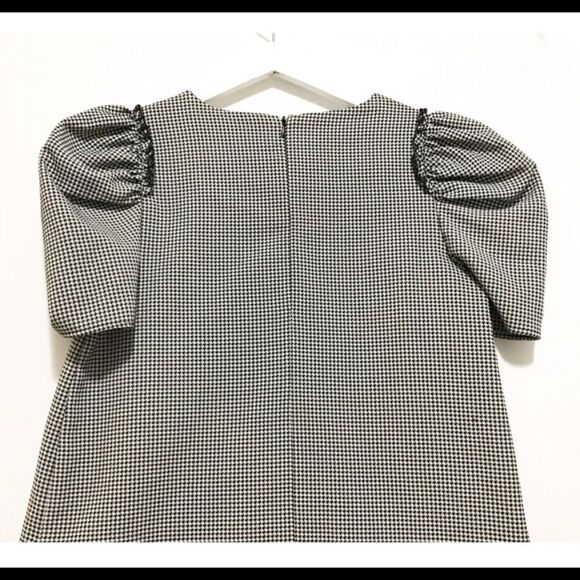 Zara B/W Houndstooth Dress - Picture 4 of 5
